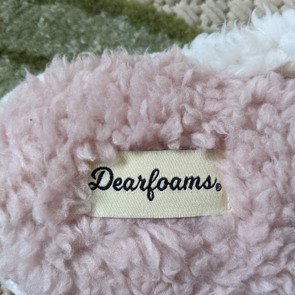 Dearfoams Bunny Slippers, NEW,  Women's Size M (7-8) - Picture 5 of 5